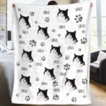 Colorful Pet Photo Blanket - Gift For Pet Lovers